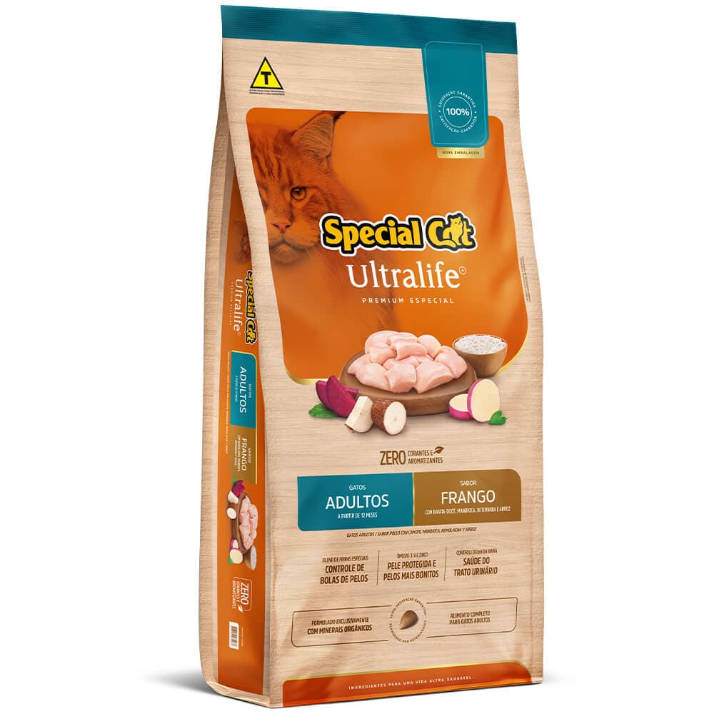 Ração Special Cat Ultralife Gatos Adultos Frango